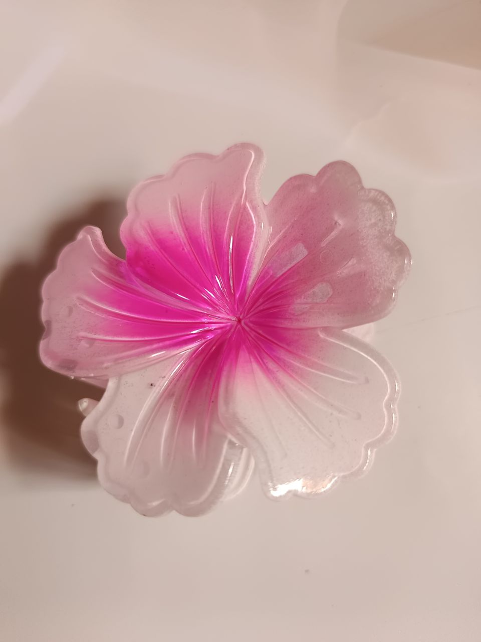 Jumbo hibiscus claw - Pink