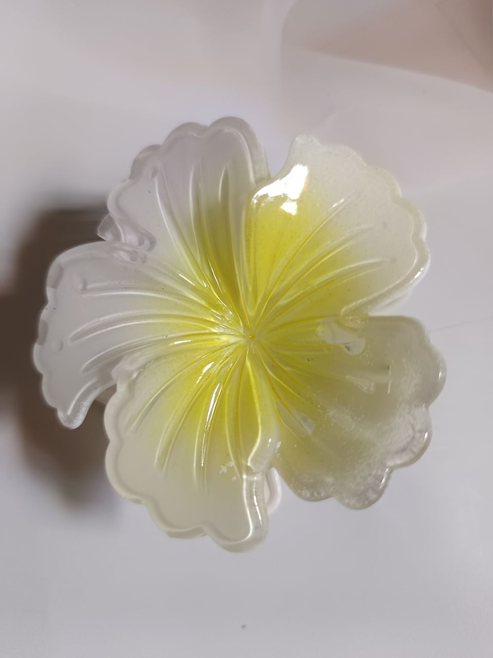 Jumbo hibiscus claw - Yellow