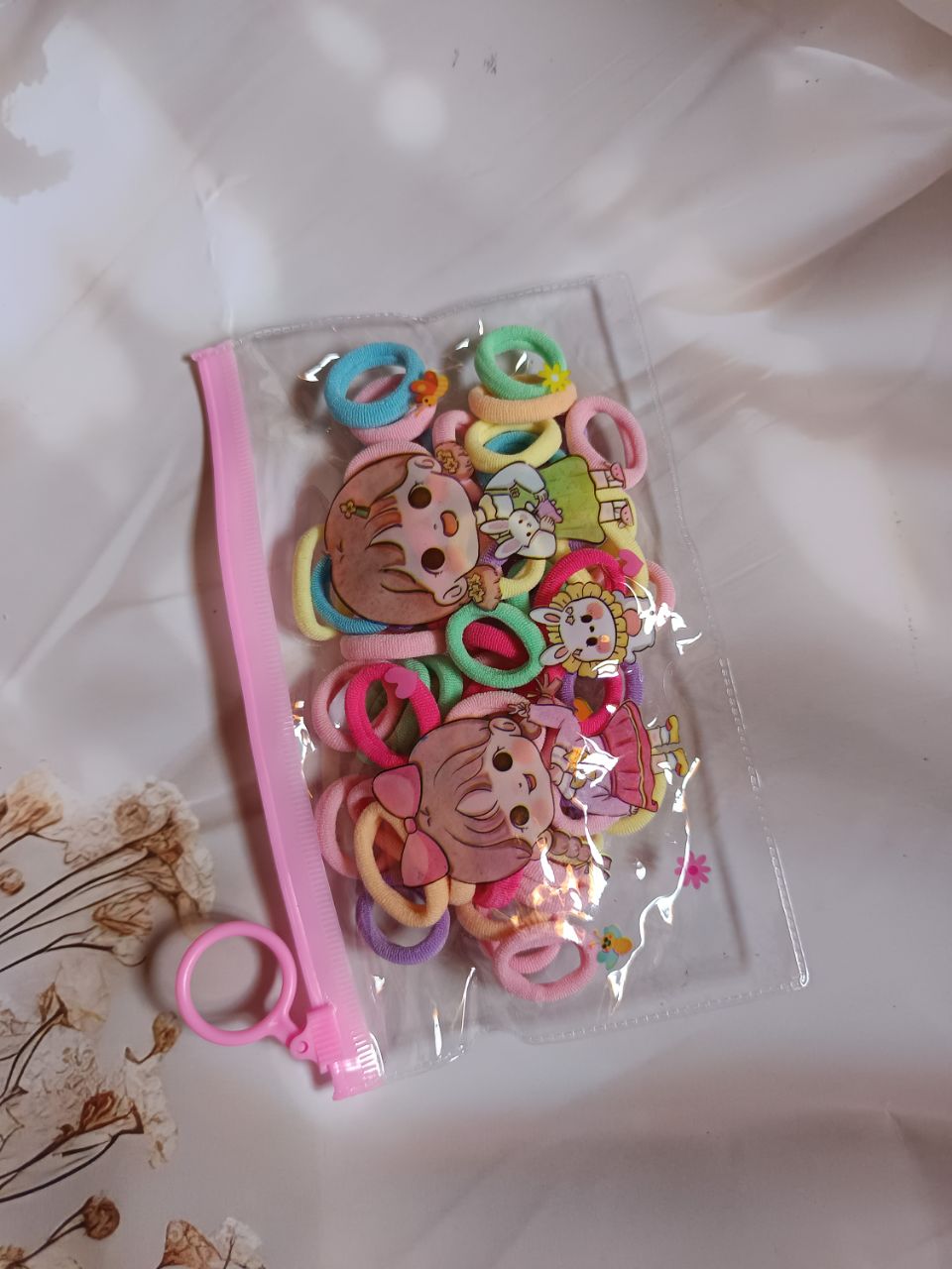 Kawaii pastel ties pouch