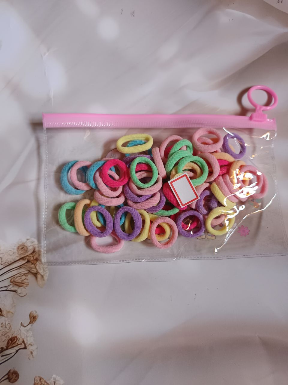 Kawaii pastel ties pouch - Pink pouch