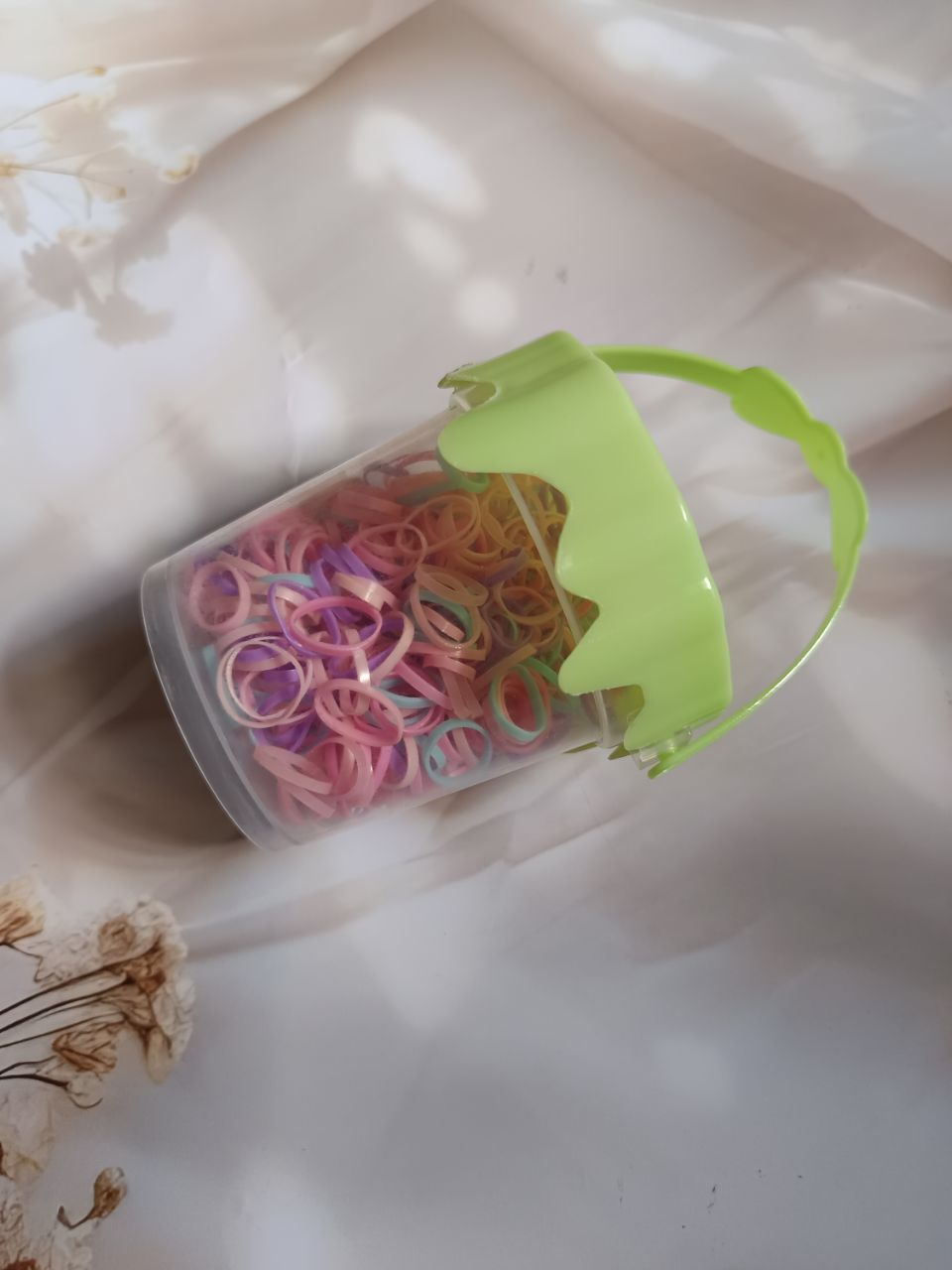 Rubber band bucket - Green