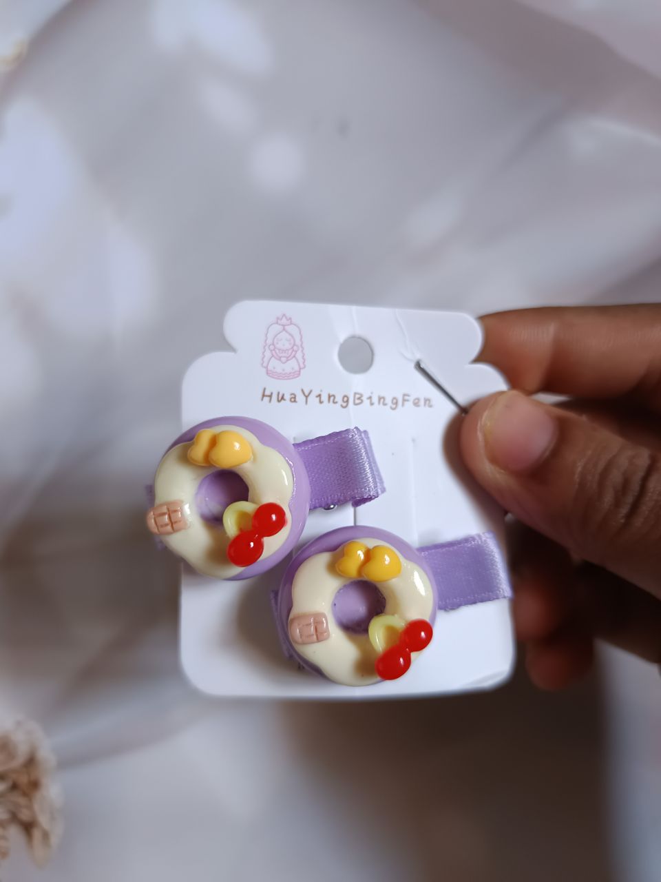 Huaying bingfen donut clips - Violot