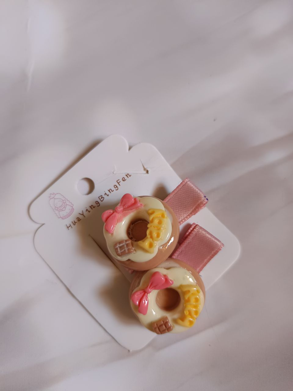 Huaying bingfen donut clips - Brown