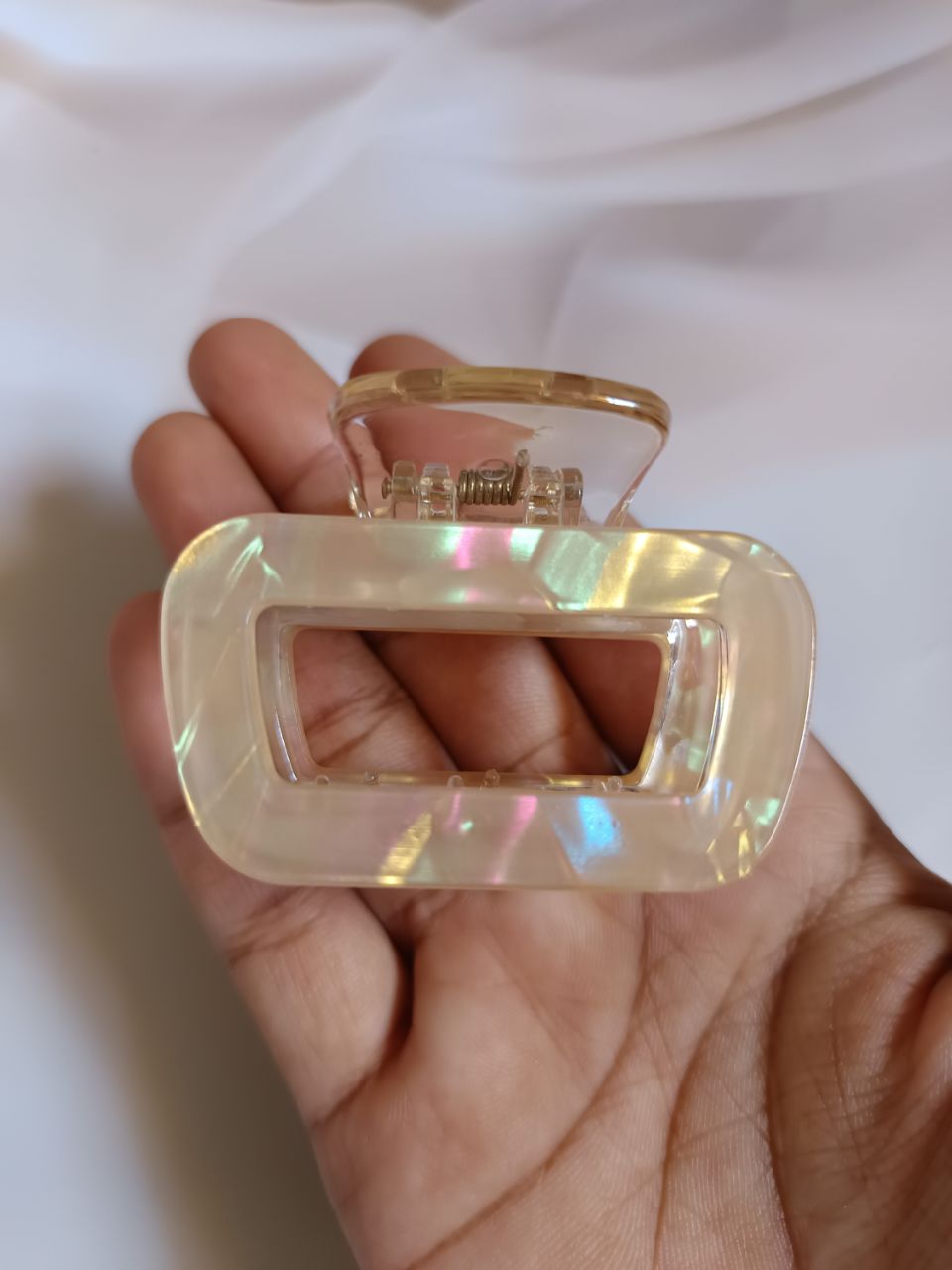 Acrylic sparkling box claw - Golden