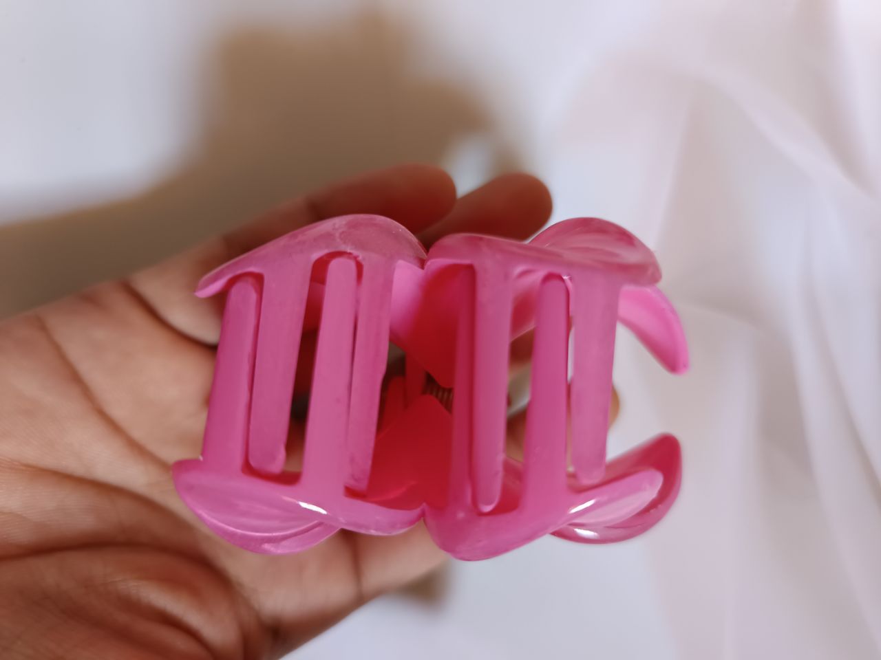 Jumbo size 5 petals claw - Redpink