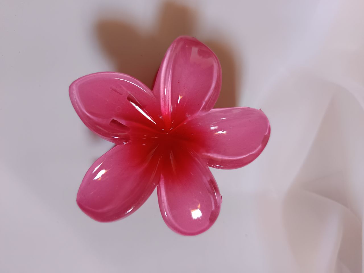 Jumbo size 5 petals claw - Redpink