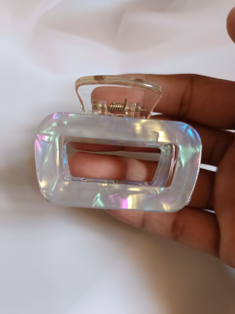 Acrylic sparkling box claw - Grey