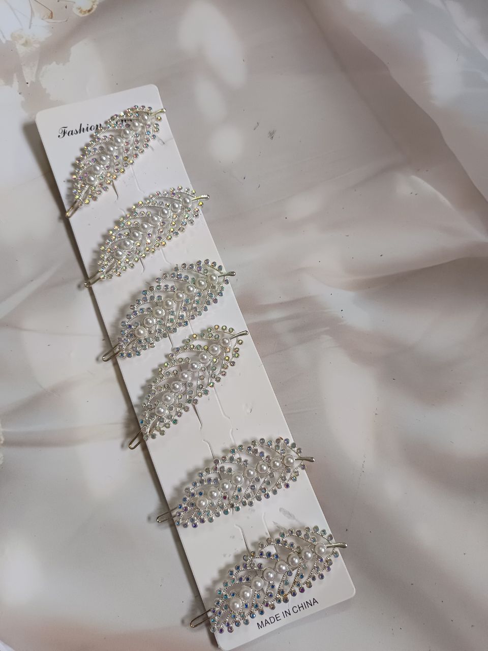 Korean Pearl stone lock pin