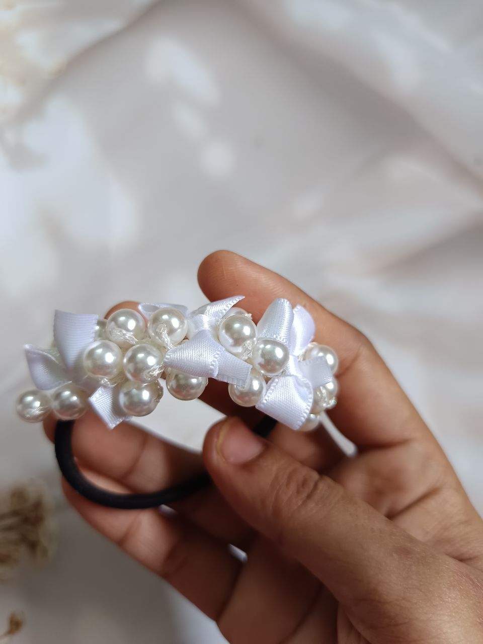Korean rubber bands - White