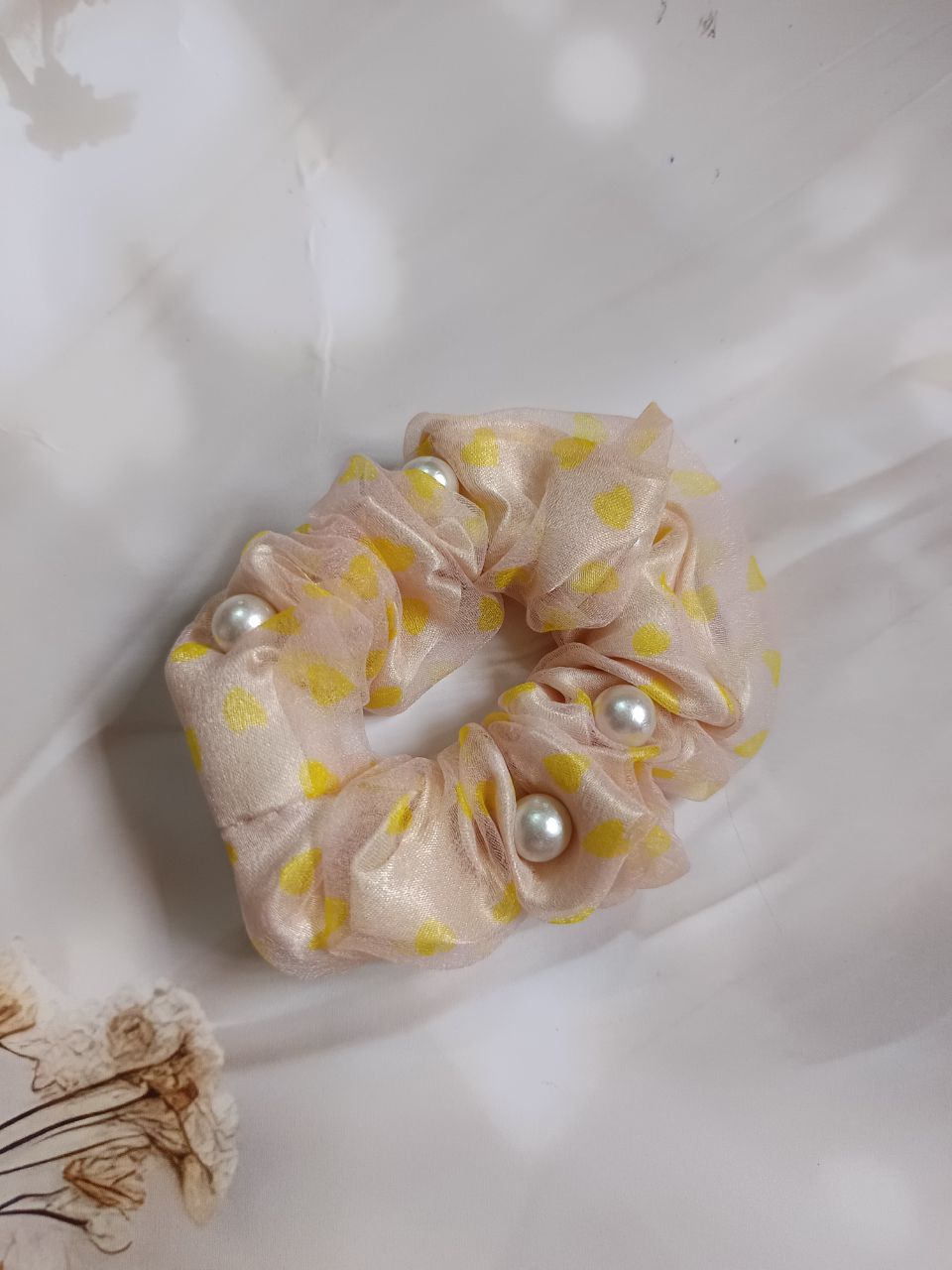 Double layer organza premium scrunchies