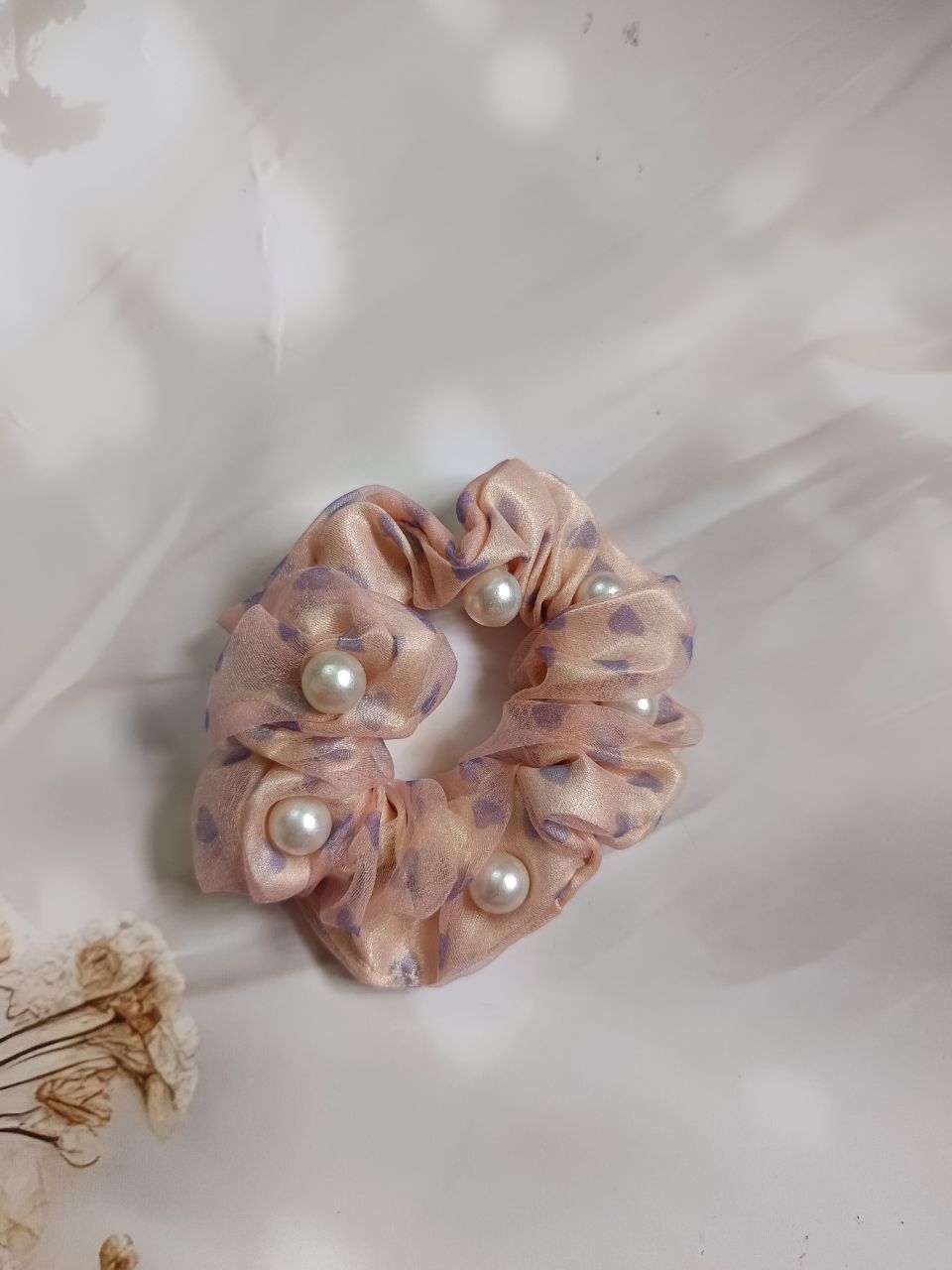 Double layer organza premium scrunchies - 3