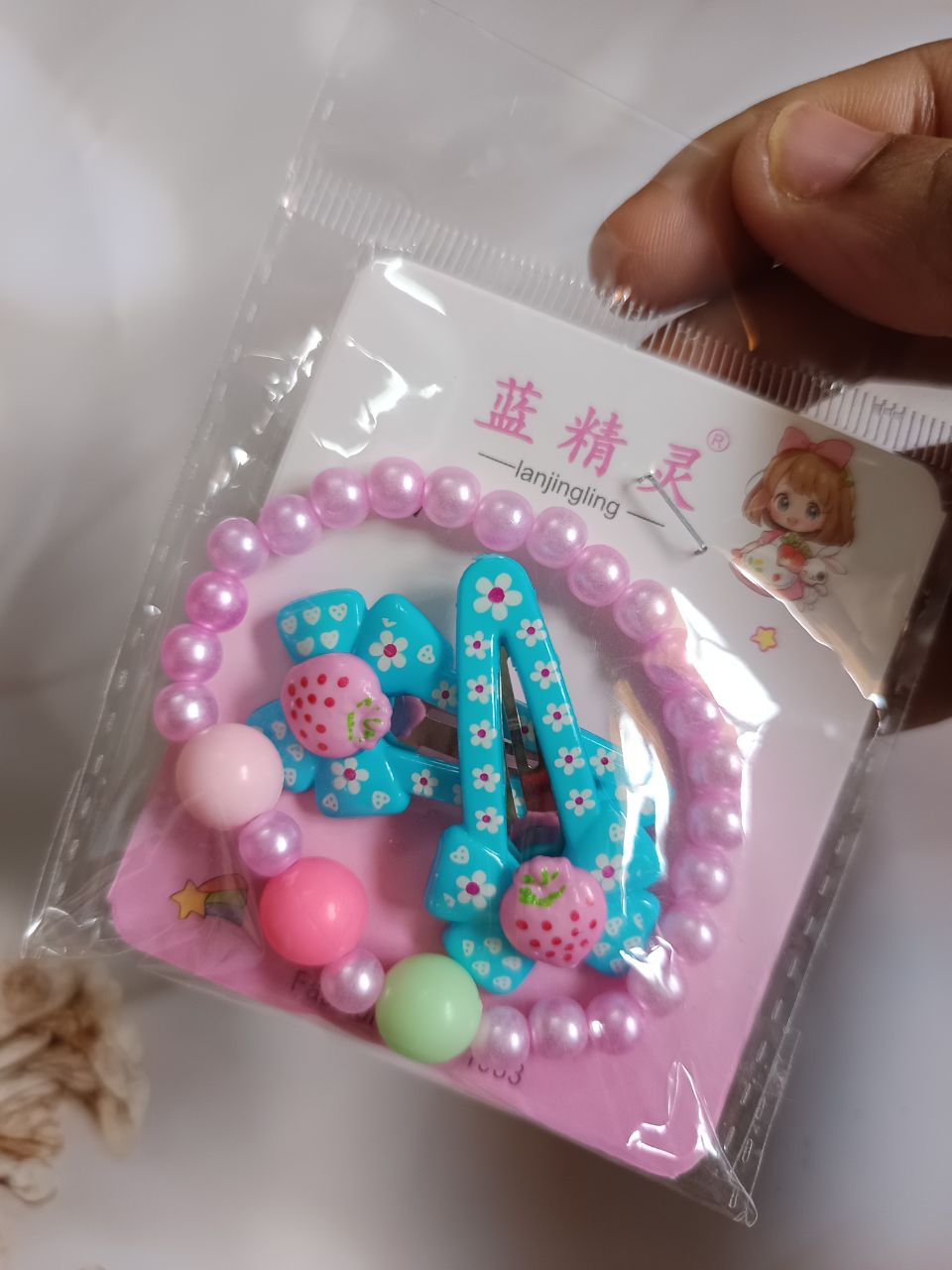 Langingling bracelet and tiktak combo pack - Blue