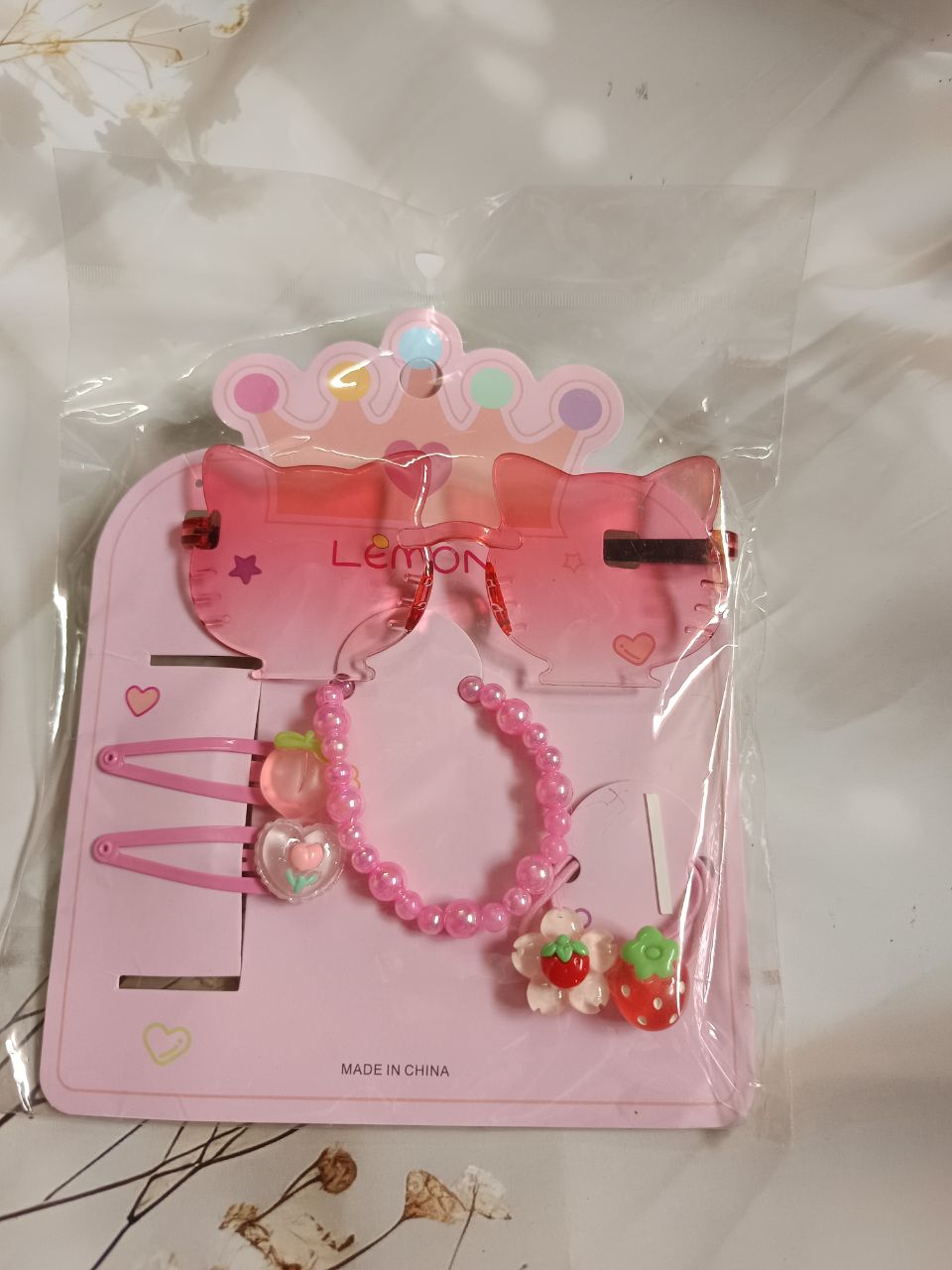 Kids accessories combo pack - Pink