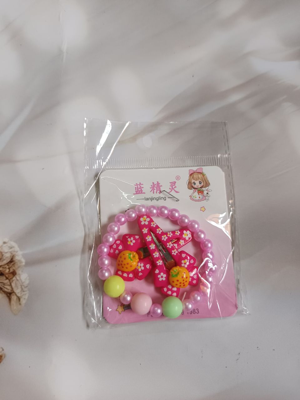 Langingling bracelet and tiktak combo pack - Pink 2