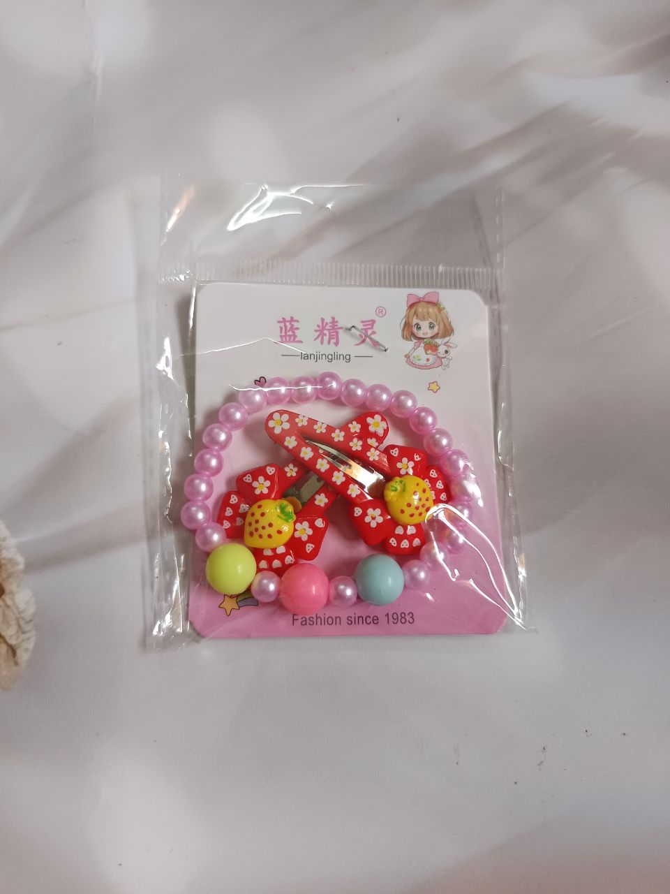 Langingling bracelet and tiktak combo pack - Red