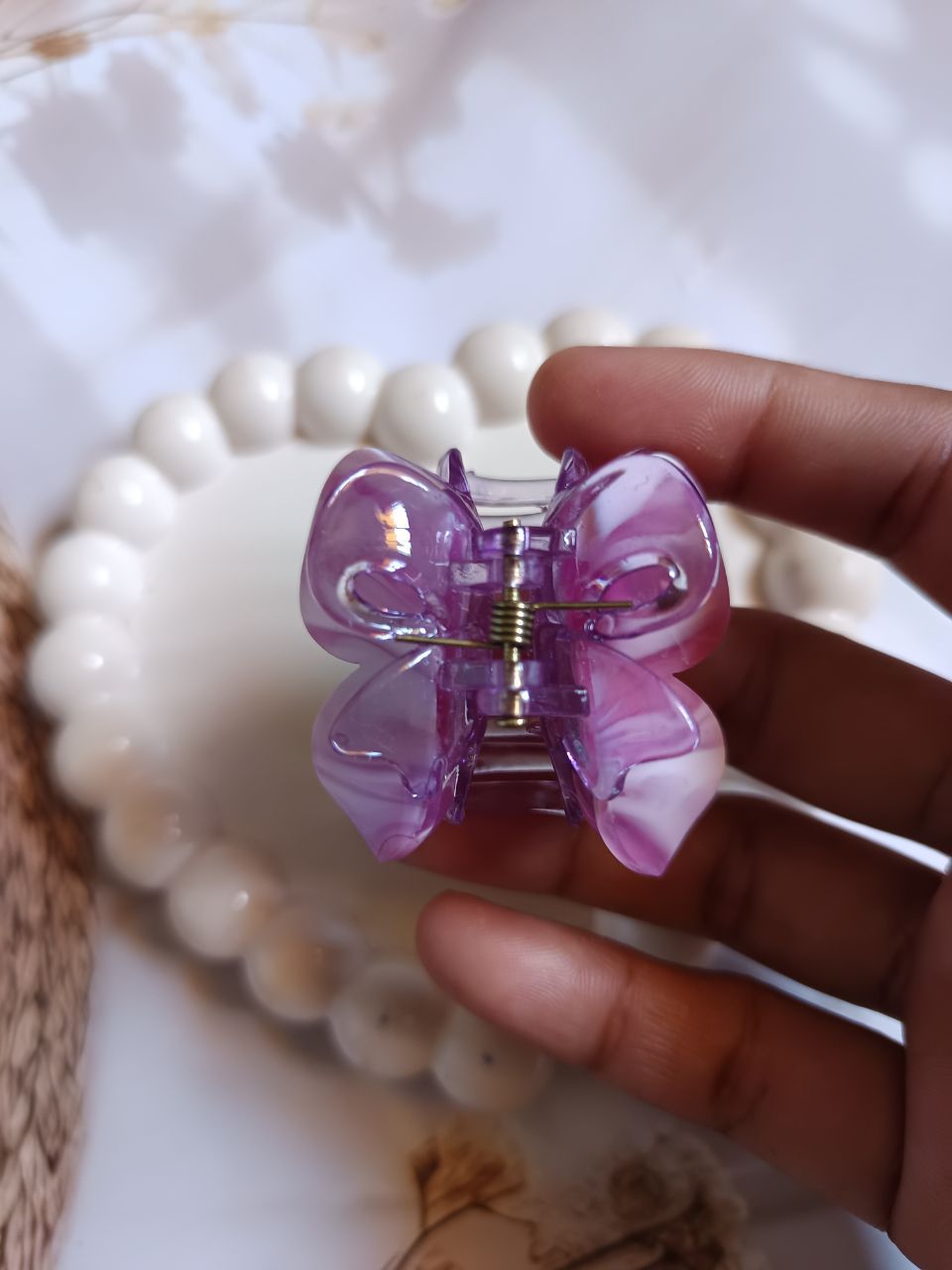 Heavy Acrylic butterfly claw - 5