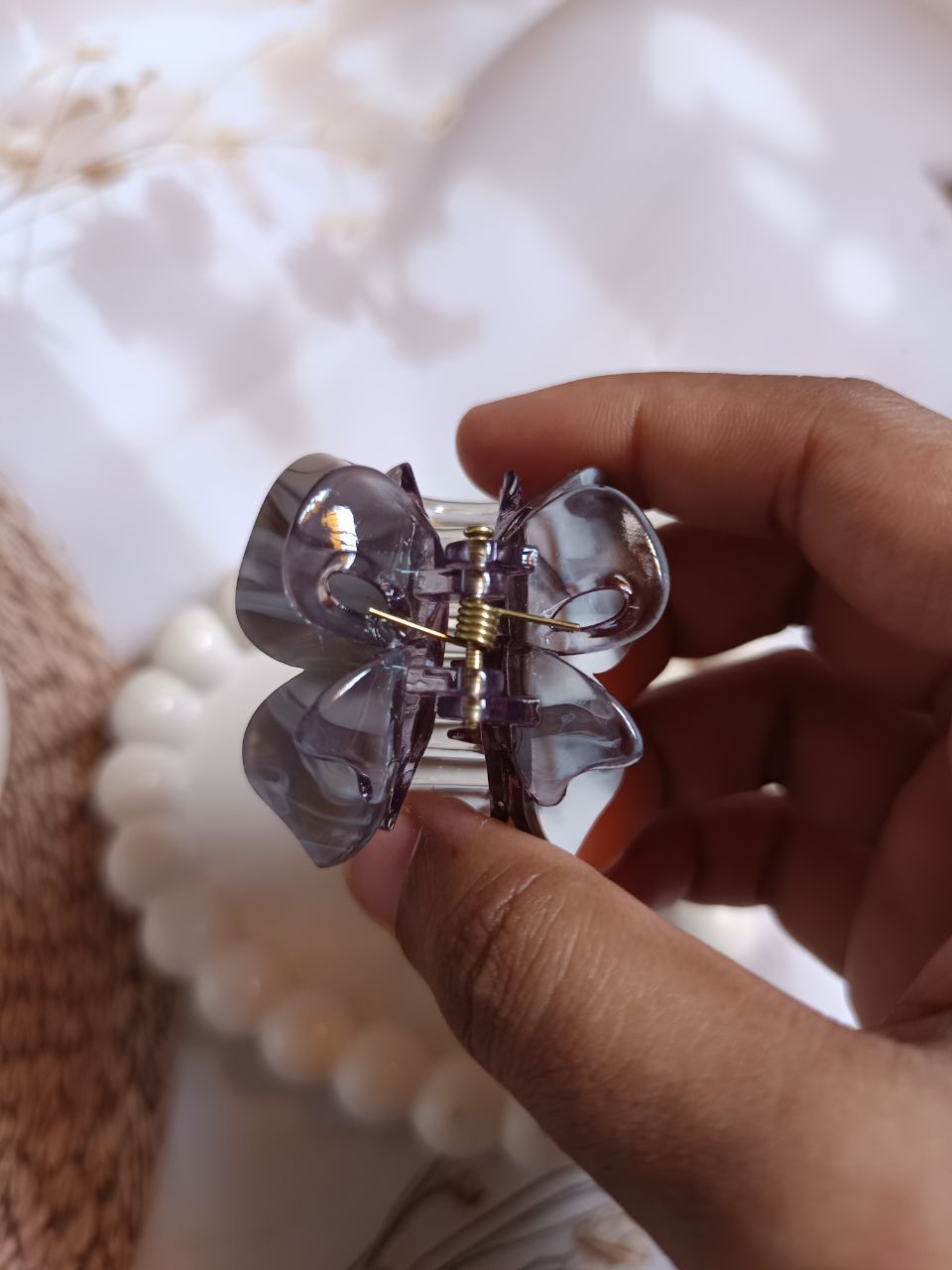 Heavy Acrylic butterfly claw - 3