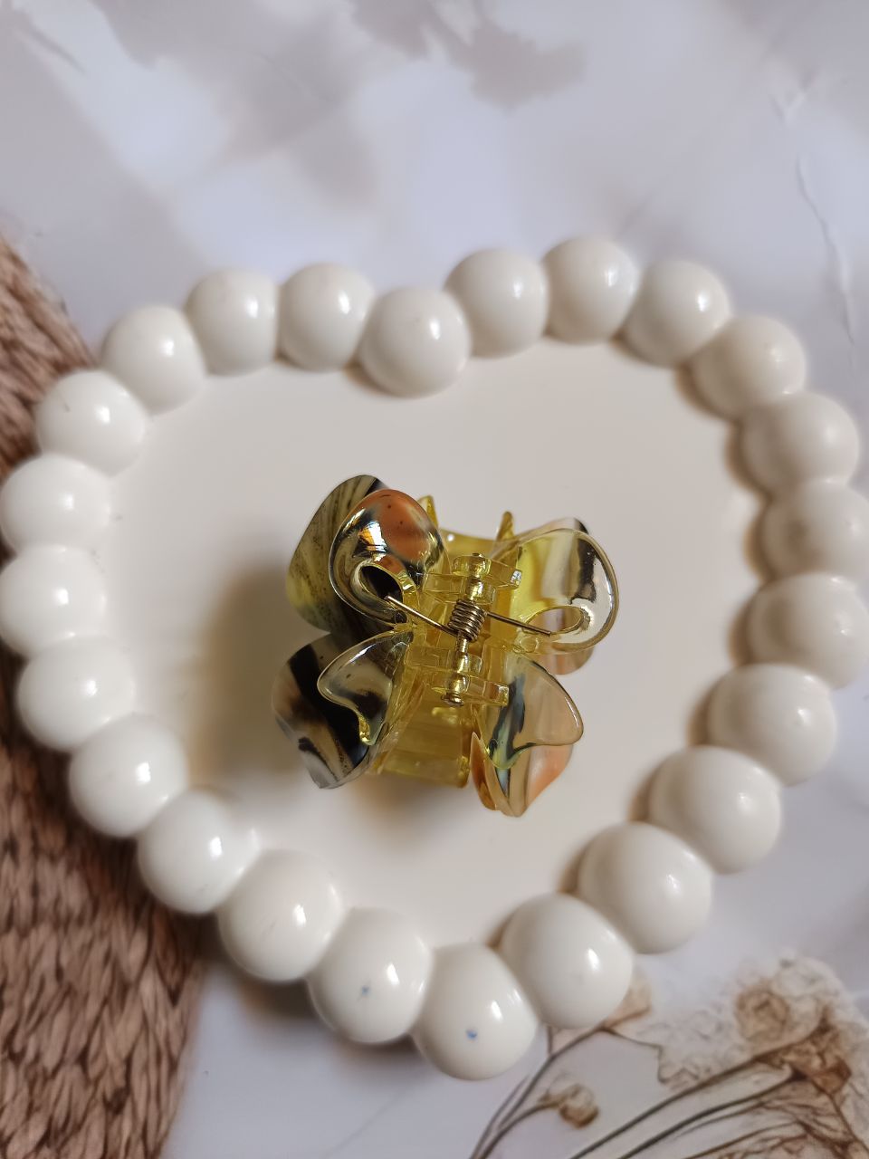 Heavy Acrylic butterfly claw