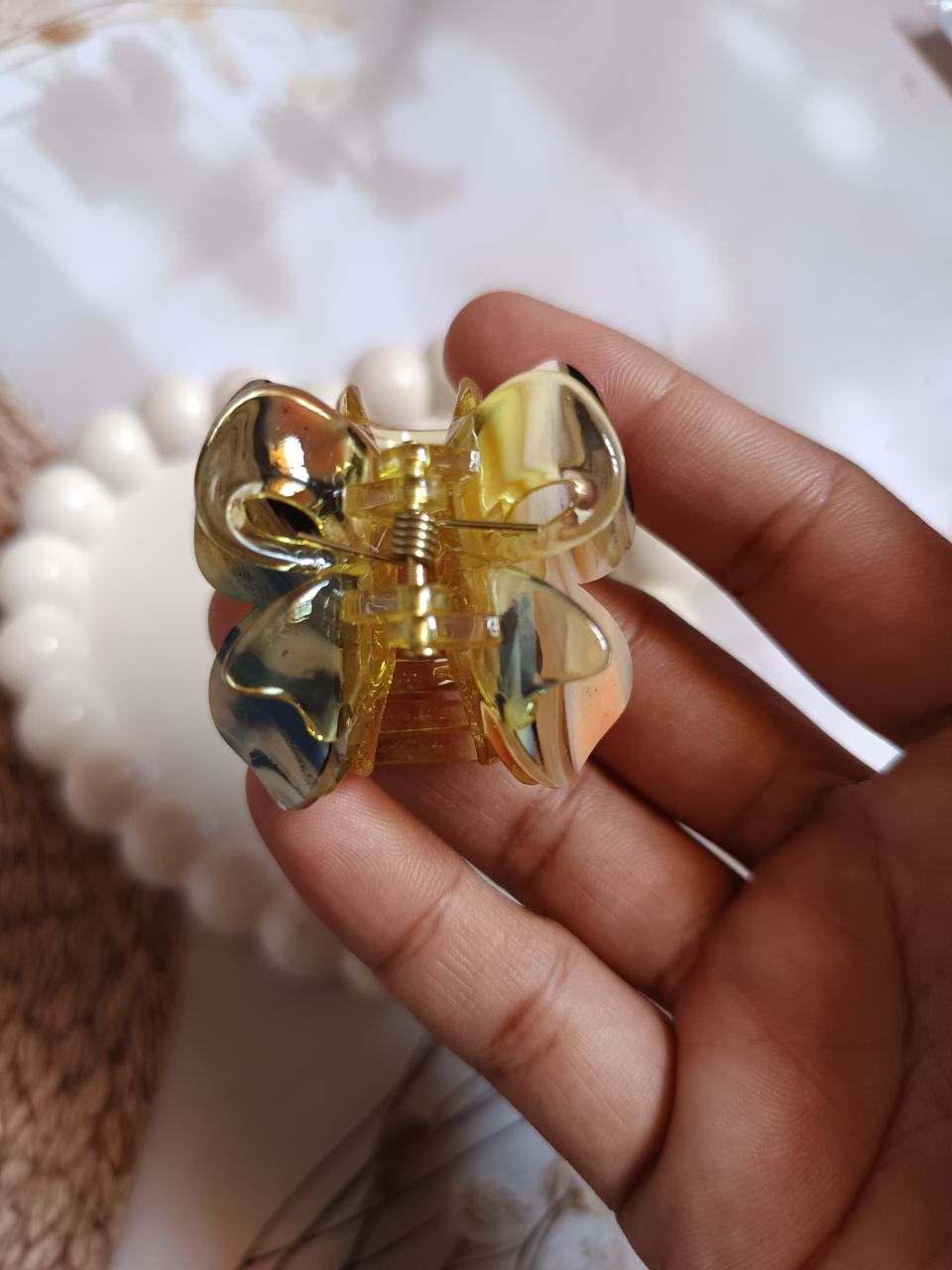 Heavy Acrylic butterfly claw - 1