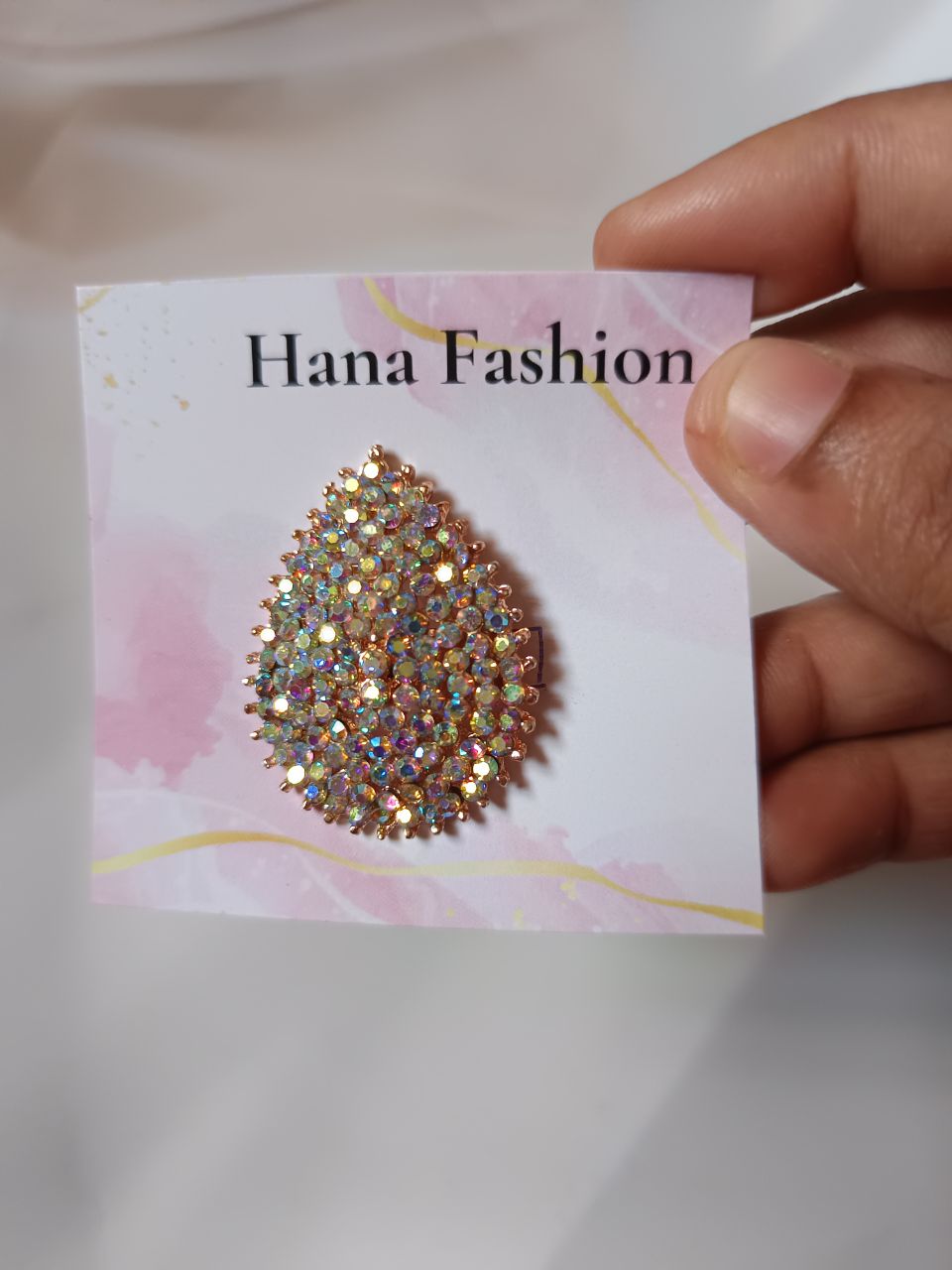 Shimmering stone Partywear ring - Design 2