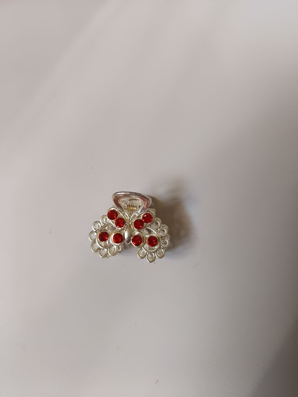 Mini Silver metal stone claw