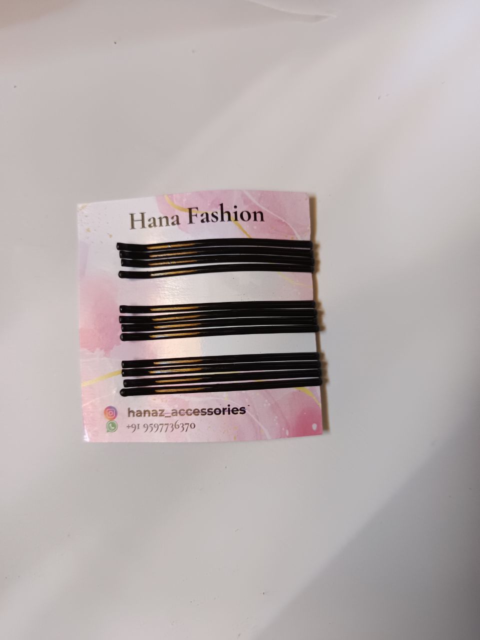 Heavy big Bobby pins card(12 pcs)