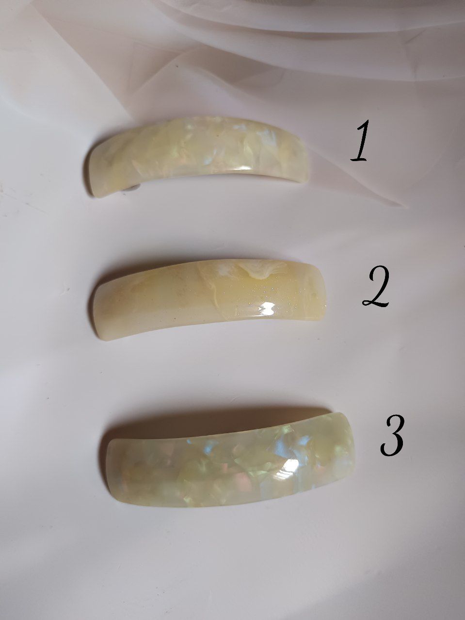 Printed shining centerclip imported