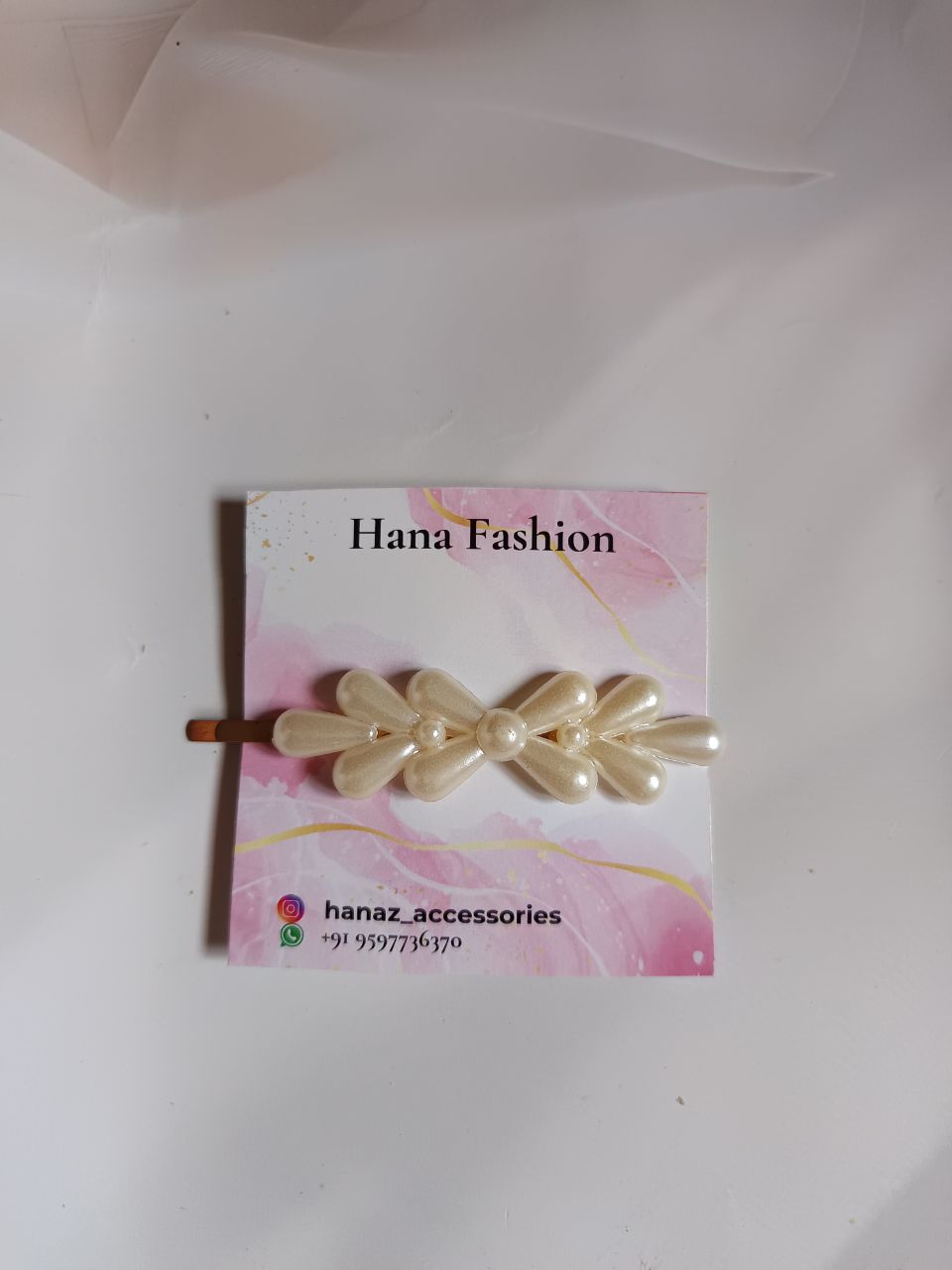 Pearl Korean pin - Design 2